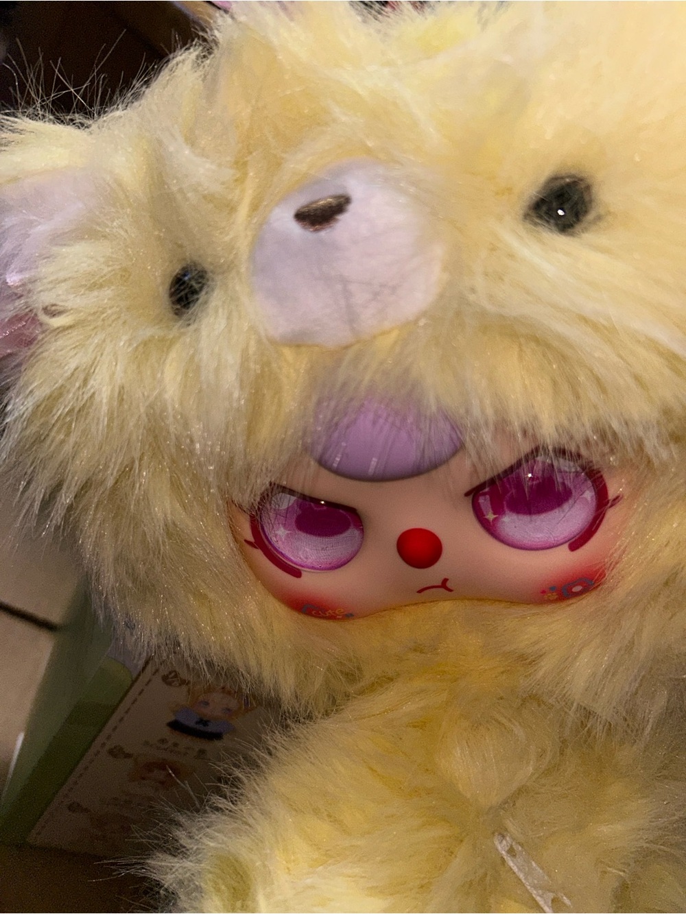 BABY THREE SECRET 💛 Yellow Bear 400% Hugging Backpack